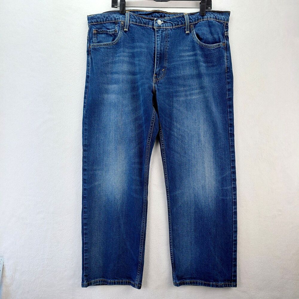 Levis 569 Jeans Men 36x30 (Fit 36x28) Blue Denim Loose Straight Baggy Y2K Grunge